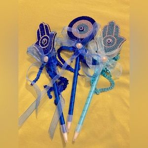 Hamsa Hand Eye bling Pens
